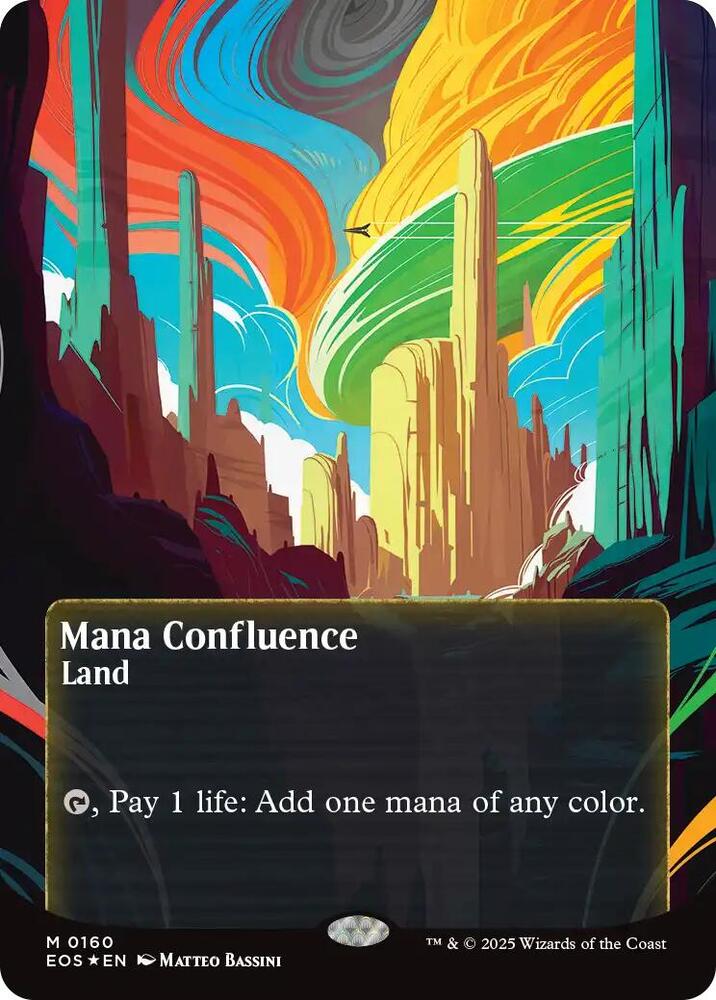 Mana Confluence  160/45 (Edge of Eternities: Stellar Sights)  - Borderless Galaxy Foil | Good Games Morley