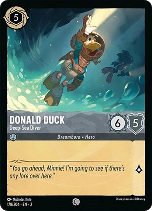 Donald Duck - Deep-Sea Diver (178/204) [Rise of the Floodborn] | Good Games Morley