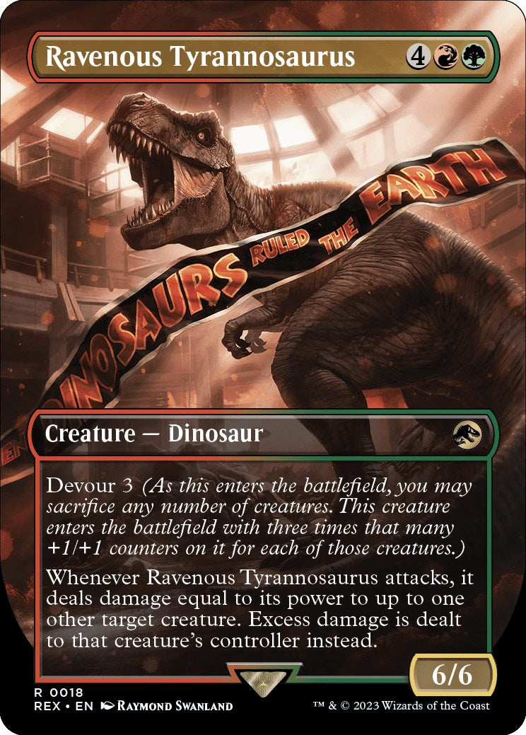 Ravenous Tyrannosaurus (Borderless) [Jurassic World Collection] | Good Games Morley