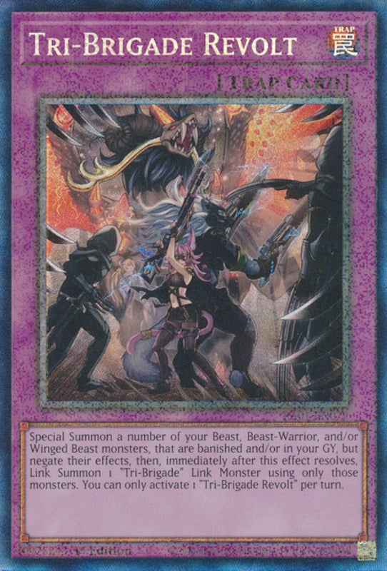 Tri-Brigade Revolt [RA01-EN079] Prismatic Collector's Rare | Good Games Morley