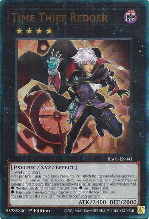 Time Thief Redoer [RA01-EN041] Prismatic Ultimate Rare | Good Games Morley
