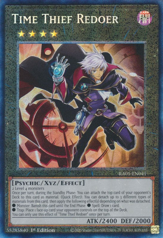 Time Thief Redoer [RA01-EN041] Prismatic Collector's Rare | Good Games Morley