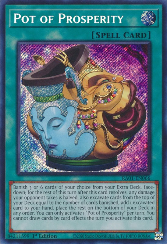 Pot of Prosperity [RA01-EN066] Secret Rare | Good Games Morley