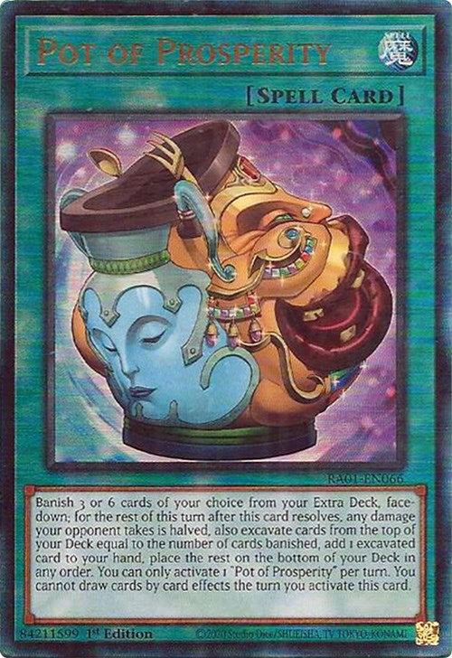 Pot of Prosperity [RA01-EN066] Prismatic Ultimate Rare | Good Games Morley