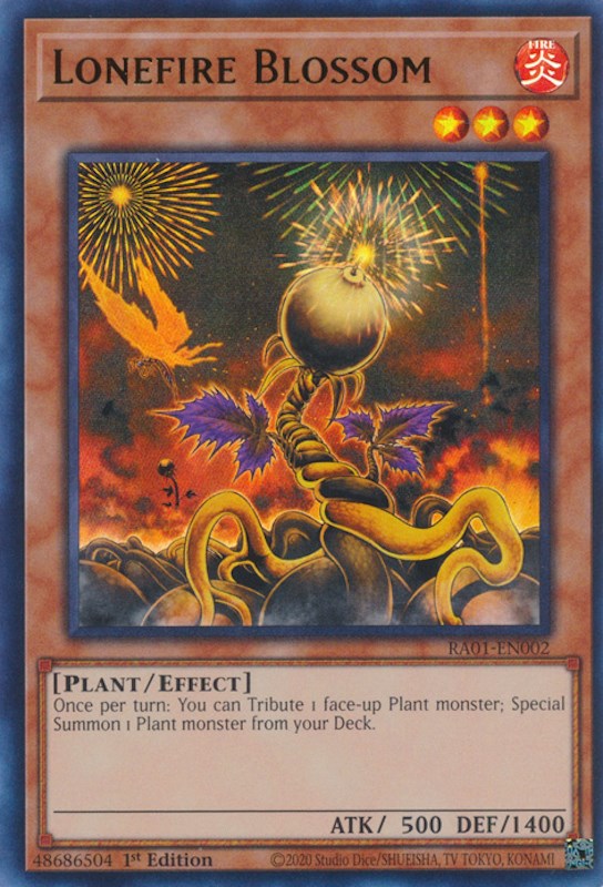 Lonefire Blossom [RA01-EN002] Ultra Rare | Good Games Morley