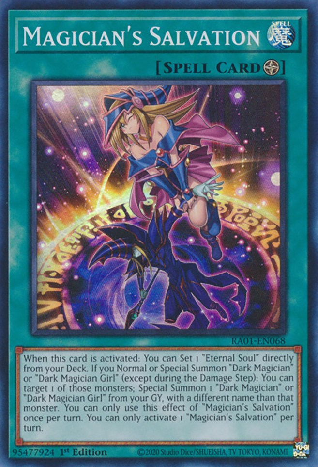 Magician's Salvation [RA01-EN068] Super Rare | Good Games Morley