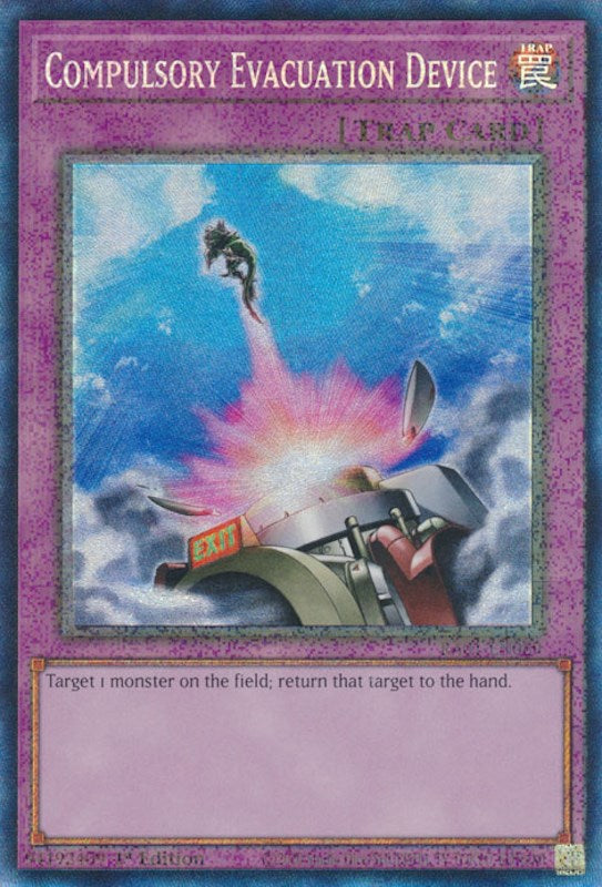 Compulsory Evacuation Device [RA01-EN069] Prismatic Collector's Rare | Good Games Morley