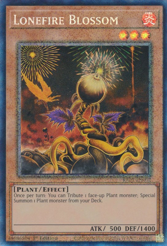 Lonefire Blossom [RA01-EN002] Prismatic Collector's Rare | Good Games Morley