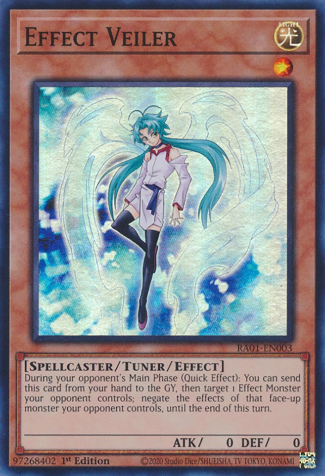 Effect Veiler [RA01-EN003] Super Rare | Good Games Morley