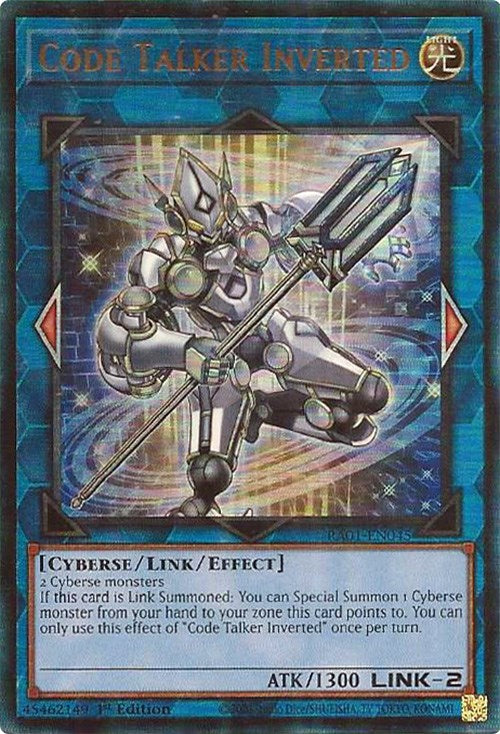 Code Talker Inverted [RA01-EN045] Prismatic Ultimate Rare | Good Games Morley