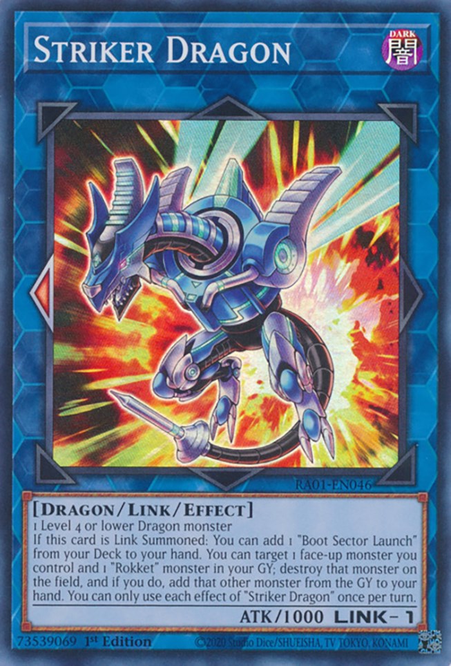 Striker Dragon [RA01-EN046] Super Rare | Good Games Morley