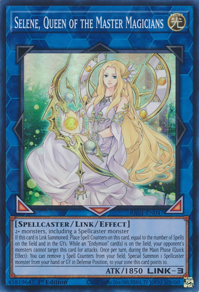 Selene, Queen of the Master Magicians [RA01-EN047] Super Rare | Good Games Morley
