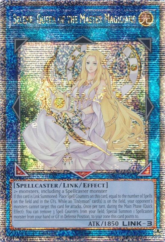 Selene, Queen of the Master Magicians [RA01-EN047] Quarter Century Secret Rare | Good Games Morley