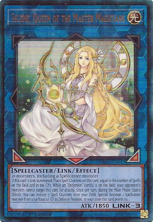 Selene, Queen of the Master Magicians [RA01-EN047] Prismatic Ultimate Rare | Good Games Morley
