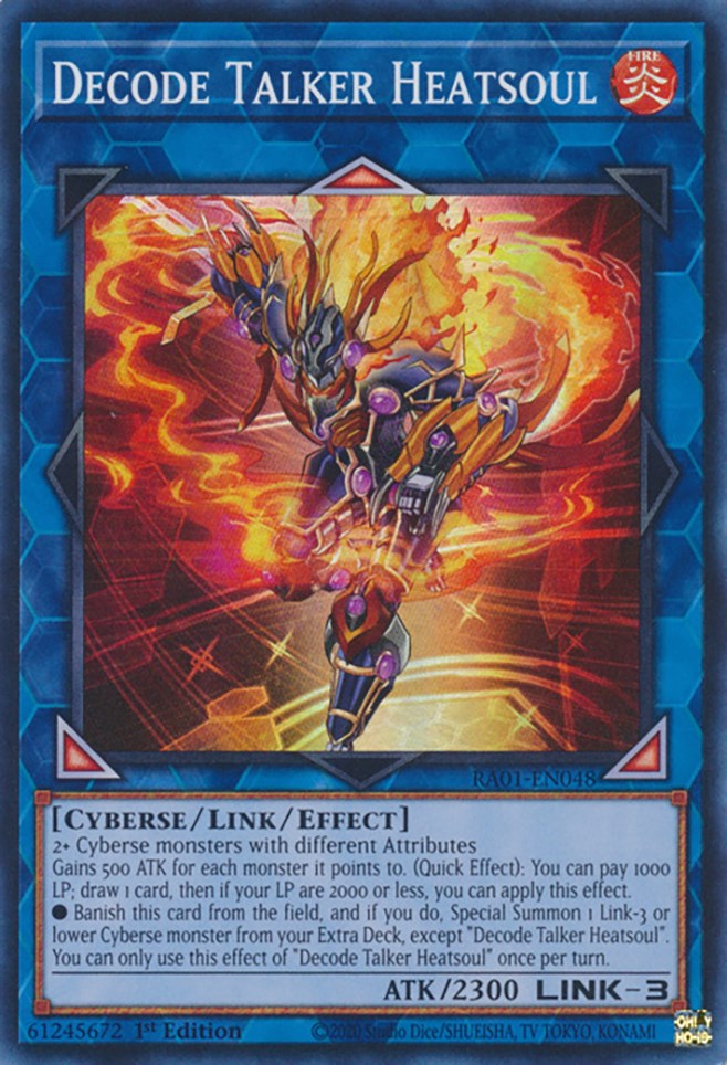 Decode Talker Heatsoul [RA01-EN048] Super Rare | Good Games Morley