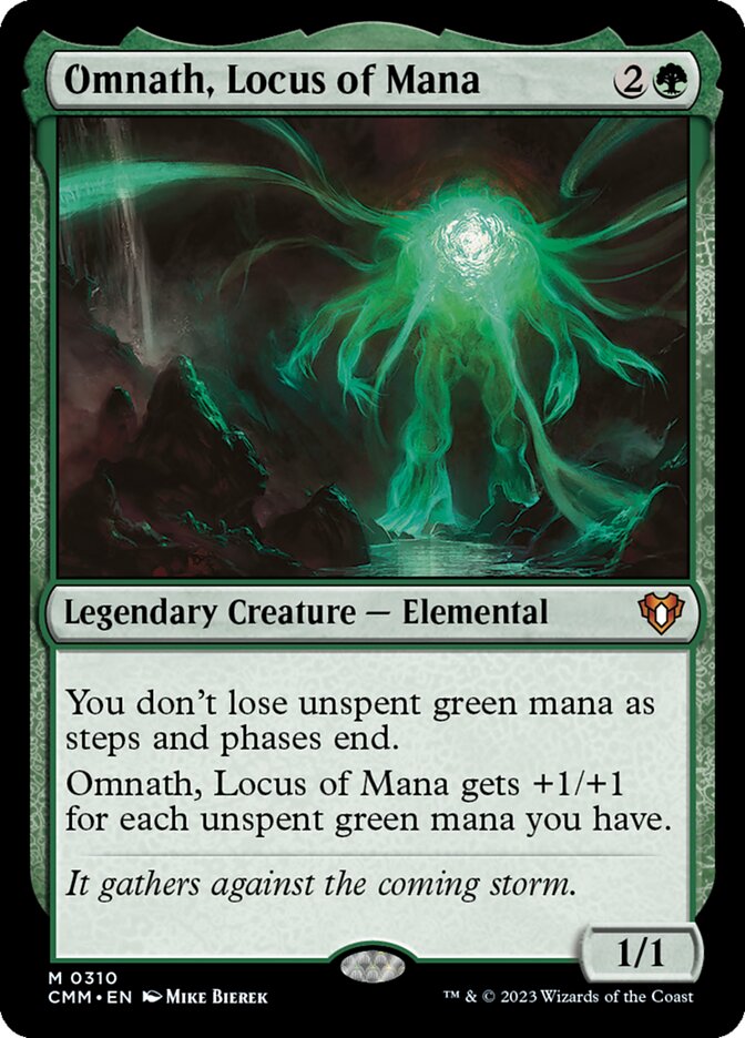 Omnath, Locus of Mana 310/451 (Commander Masters)  - Foil | Good Games Morley