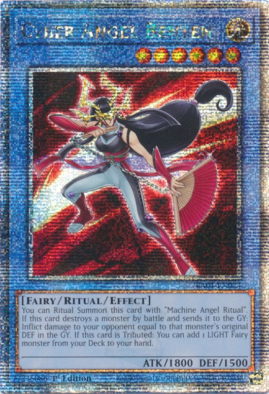 Cyber Angel Benten [RA01-EN024] Quarter Century Secret Rare | Good Games Morley