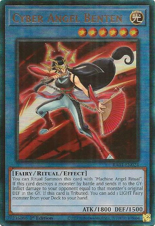 Cyber Angel Benten [RA01-EN024] Prismatic Ultimate Rare | Good Games Morley