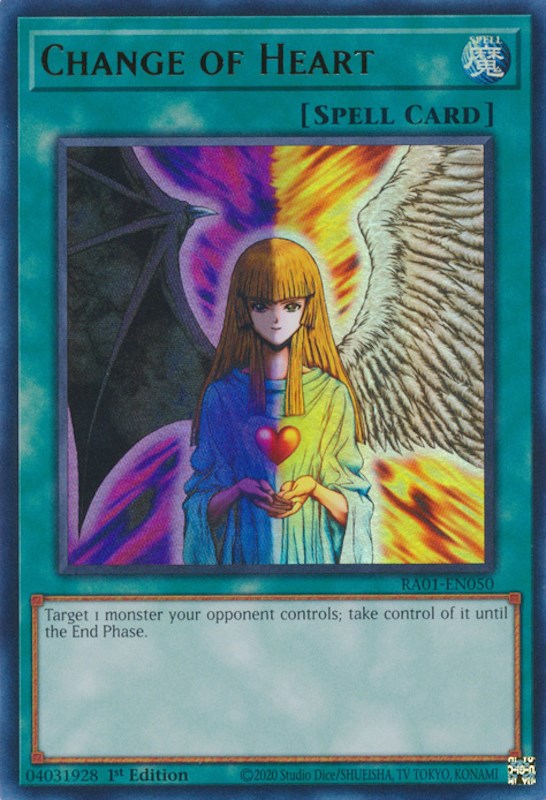 Change of Heart [RA01-EN050] Ultra Rare | Good Games Morley