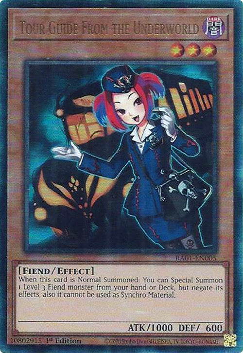 Tour Guide From the Underworld [RA01-EN005] Prismatic Ultimate Rare | Good Games Morley