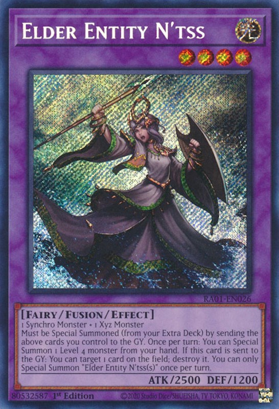 Elder Entity N'tss [RA01-EN026] Secret Rare | Good Games Morley