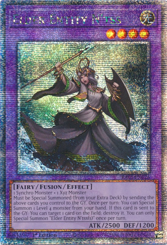 Elder Entity N'tss [RA01-EN026] Quarter Century Secret Rare | Good Games Morley