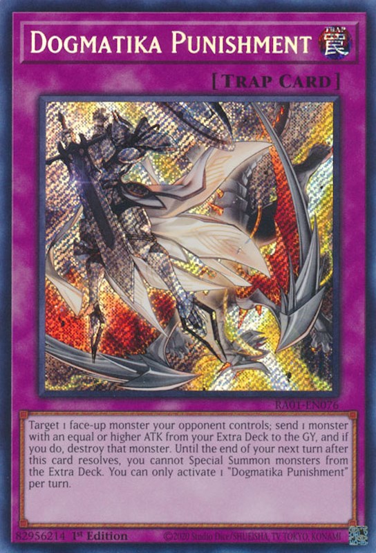 Dogmatika Punishment [RA01-EN076] Secret Rare | Good Games Morley