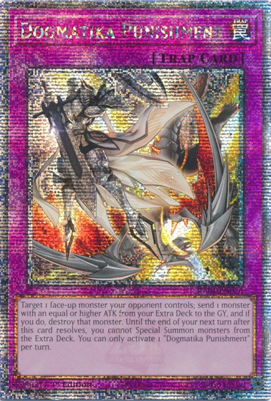 Dogmatika Punishment [RA01-EN076] Quarter Century Secret Rare | Good Games Morley