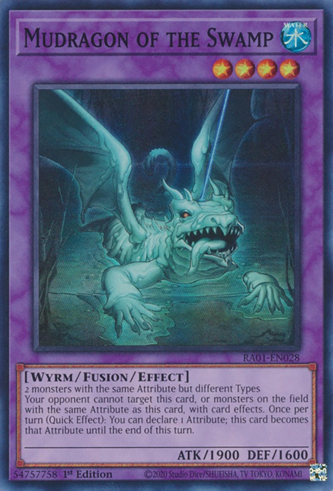 Mudragon of the Swamp [RA01-EN028] Super Rare | Good Games Morley