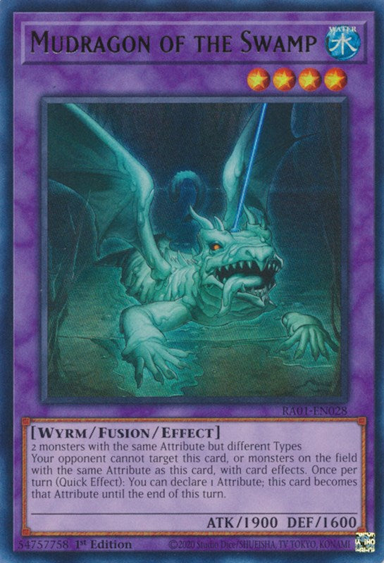 Mudragon of the Swamp [RA01-EN028] Ultra Rare | Good Games Morley