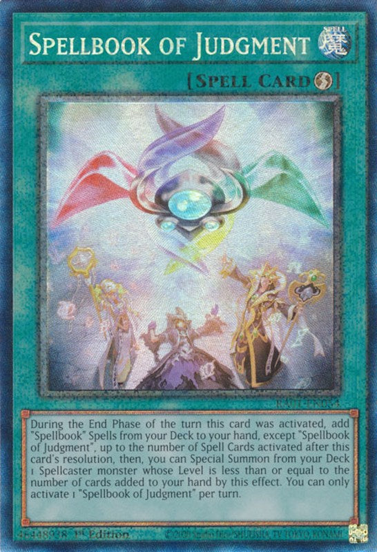 Spellbook of Judgment [RA01-EN054] Prismatic Collector's Rare | Good Games Morley