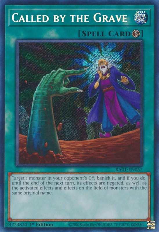 Called by the Grave [RA01-EN057] Secret Rare | Good Games Morley