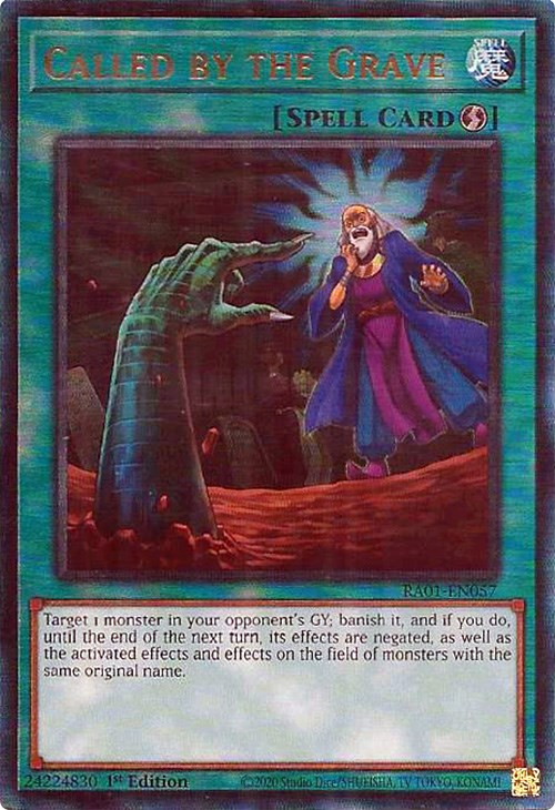Called by the Grave [RA01-EN057] Prismatic Ultimate Rare | Good Games Morley