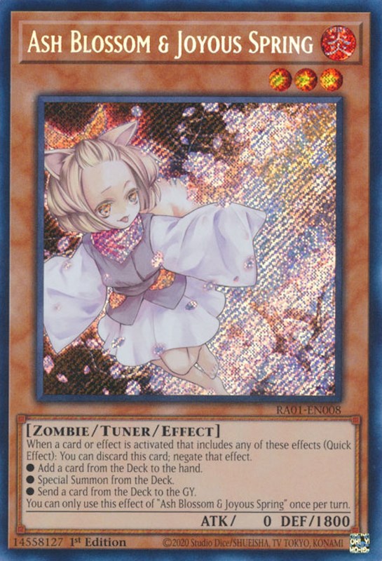 Ash Blossom & Joyous Spring [RA01-EN008] Secret Rare | Good Games Morley