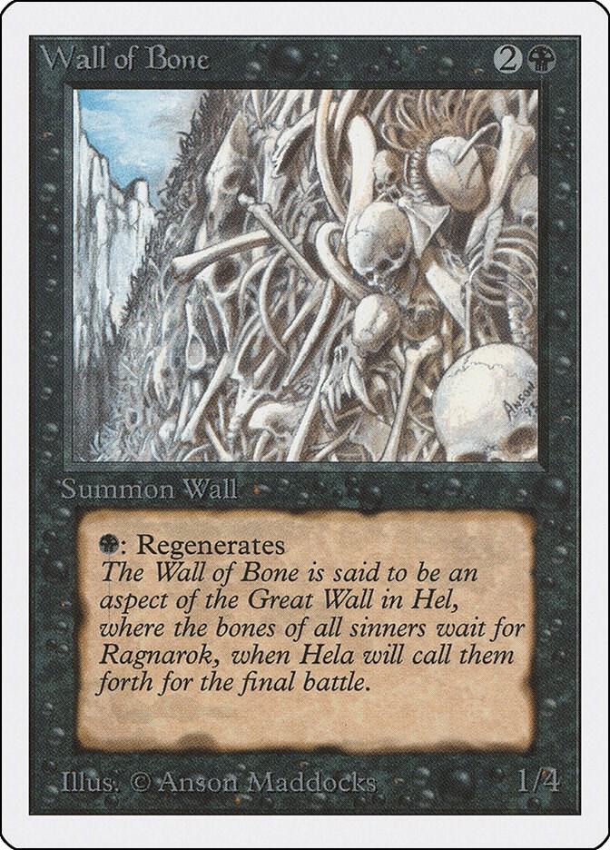 Wall of Bone 133/302 (Unlimited Edition)  | Good Games Morley