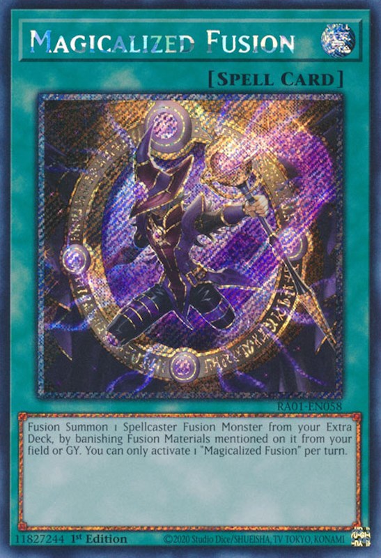 Magicalized Fusion [RA01-EN058] Platinum Secret Rare | Good Games Morley