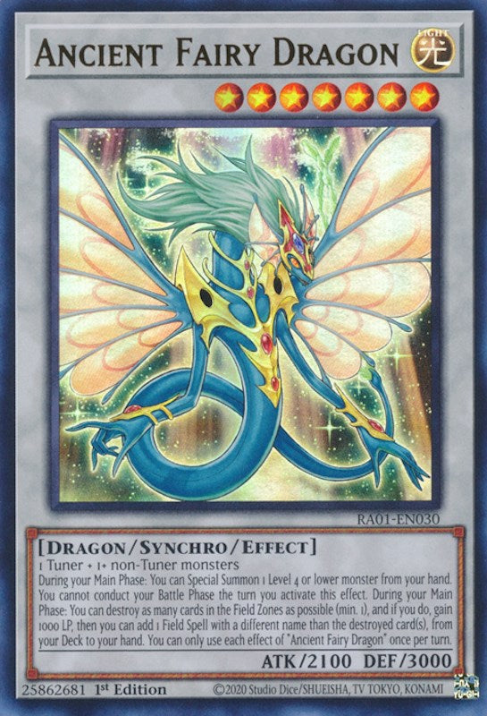 Ancient Fairy Dragon [RA01-EN030] Ultra Rare | Good Games Morley