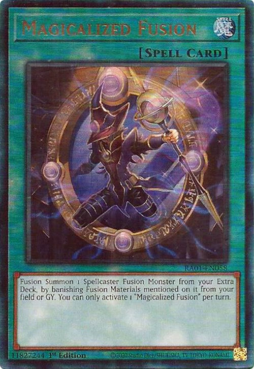 Magicalized Fusion [RA01-EN058] Prismatic Ultimate Rare | Good Games Morley