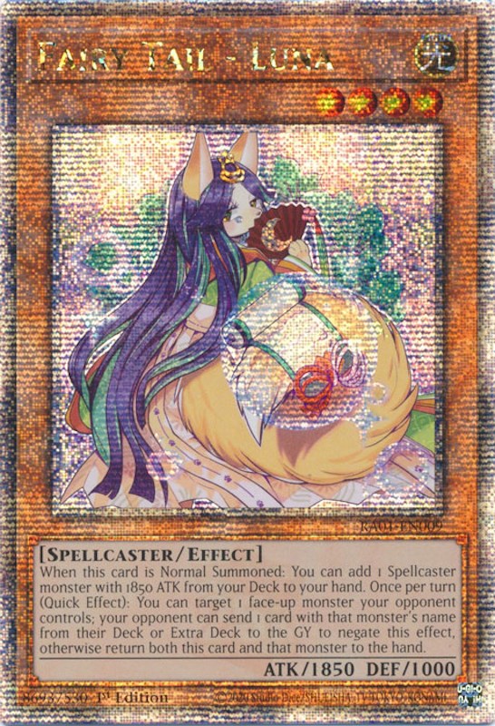 Fairy Tail - Luna [RA01-EN009] Quarter Century Secret Rare | Good Games Morley