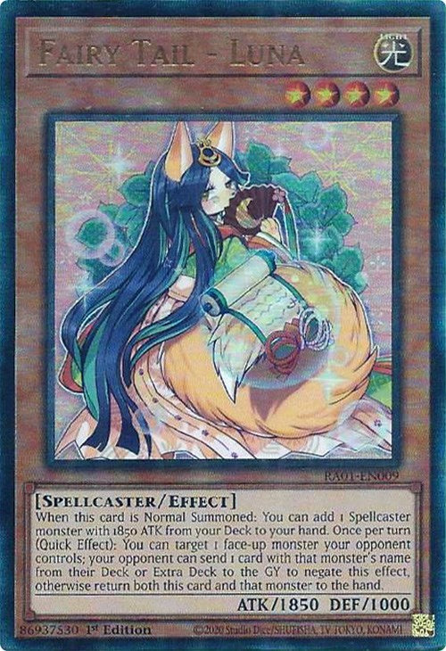 Fairy Tail - Luna [RA01-EN009] Prismatic Ultimate Rare | Good Games Morley