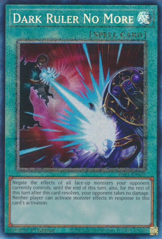 Dark Ruler No More [RA01-EN060] Prismatic Collector's Rare | Good Games Morley