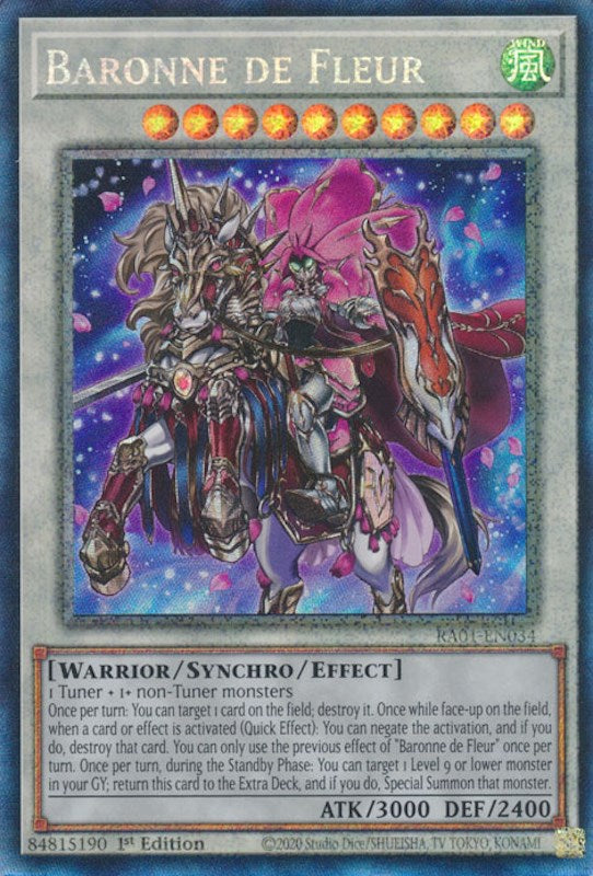 Baronne de Fleur [RA01-EN034] Prismatic Collector's Rare | Good Games Morley