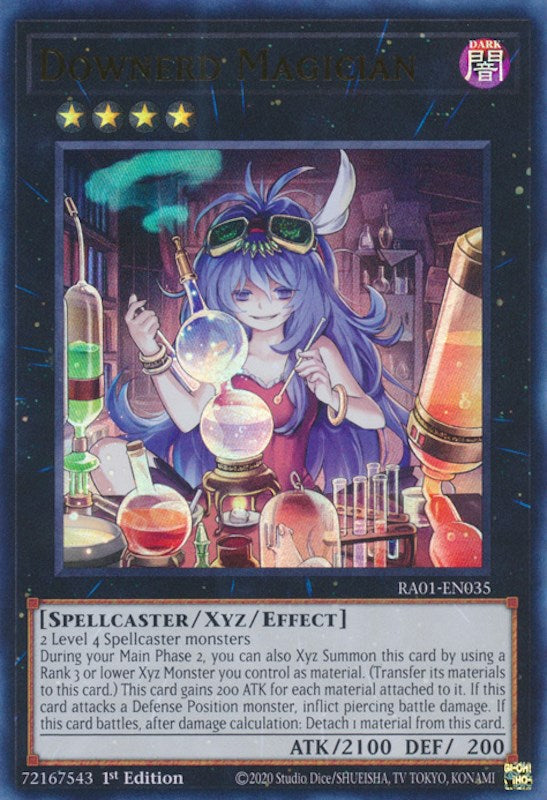 Downerd Magician [RA01-EN035] Ultra Rare | Good Games Morley