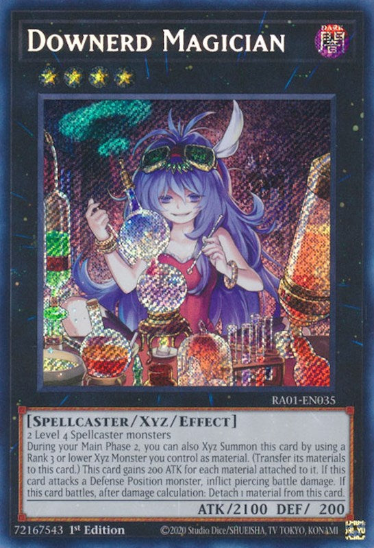 Downerd Magician [RA01-EN035] Secret Rare | Good Games Morley