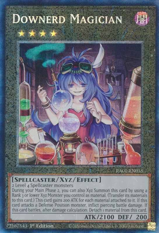 Downerd Magician [RA01-EN035] Prismatic Collector's Rare | Good Games Morley