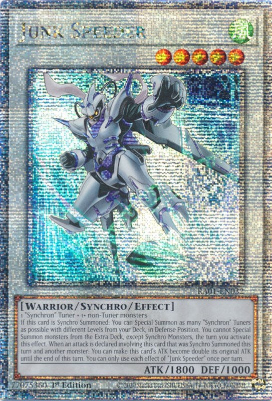 Junk Speeder [RA01-EN032] Quarter Century Secret Rare | Good Games Morley