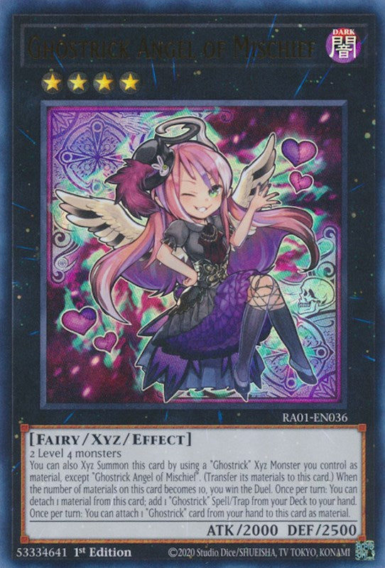 Ghostrick Angel of Mischief [RA01-EN036] Ultra Rare | Good Games Morley