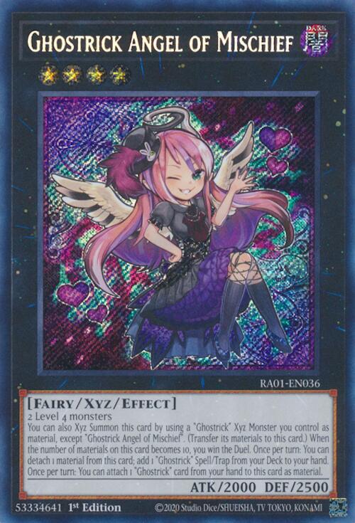 Ghostrick Angel of Mischief [RA01-EN036] Secret Rare | Good Games Morley