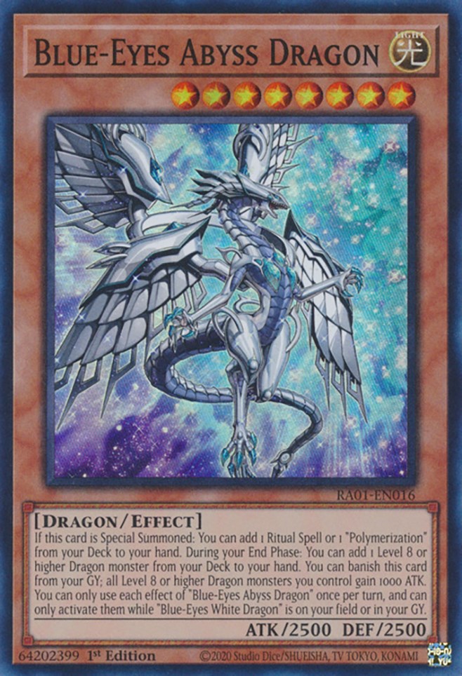 Blue-Eyes Abyss Dragon [RA01-EN016] Super Rare | Good Games Morley