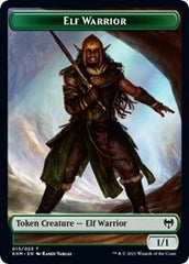 Elf Warrior // Tibalt, Cosmic Impostor Emblem Double-Sided Token [Kaldheim Tokens] | Good Games Morley